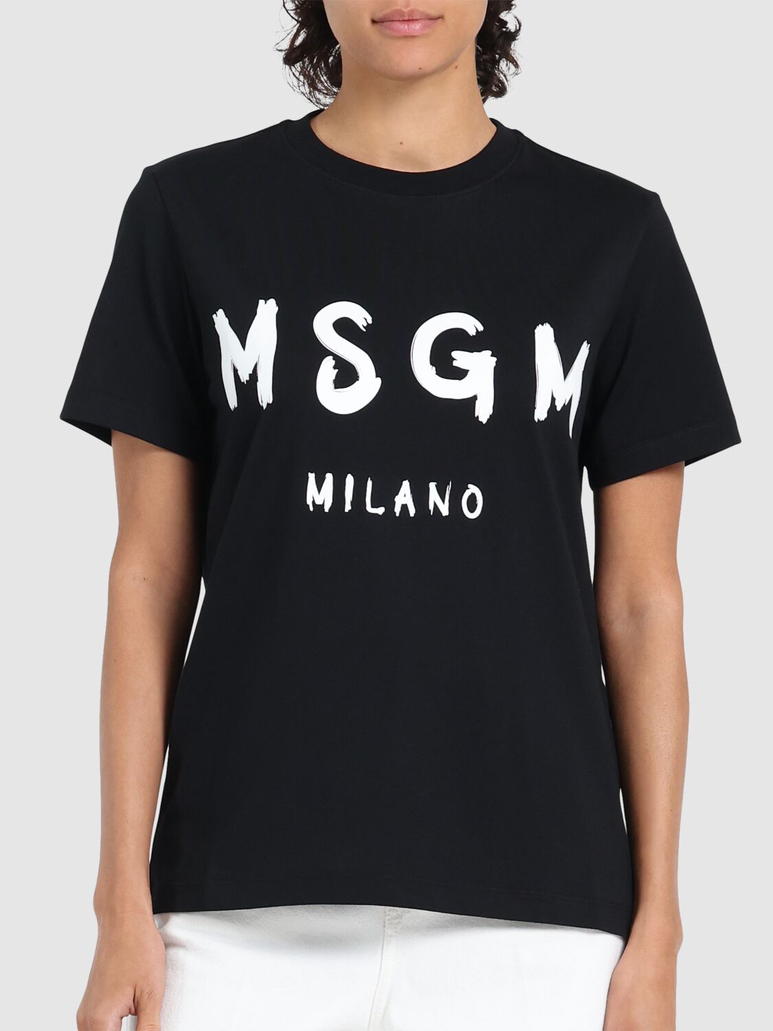 MSGM MSGM T-shirt stampa logo - XS - t-shirt